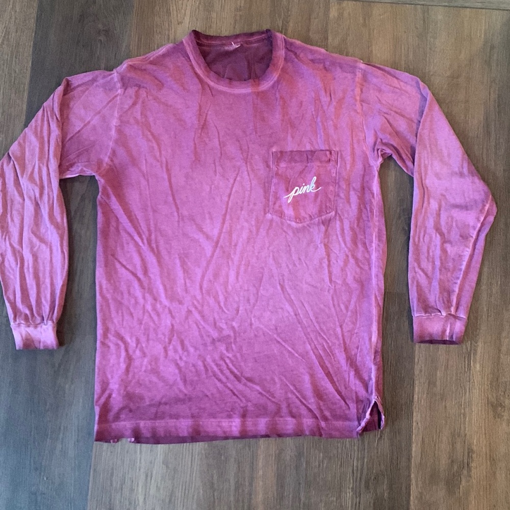 PINK LONG SLEEVE T size large oversized.